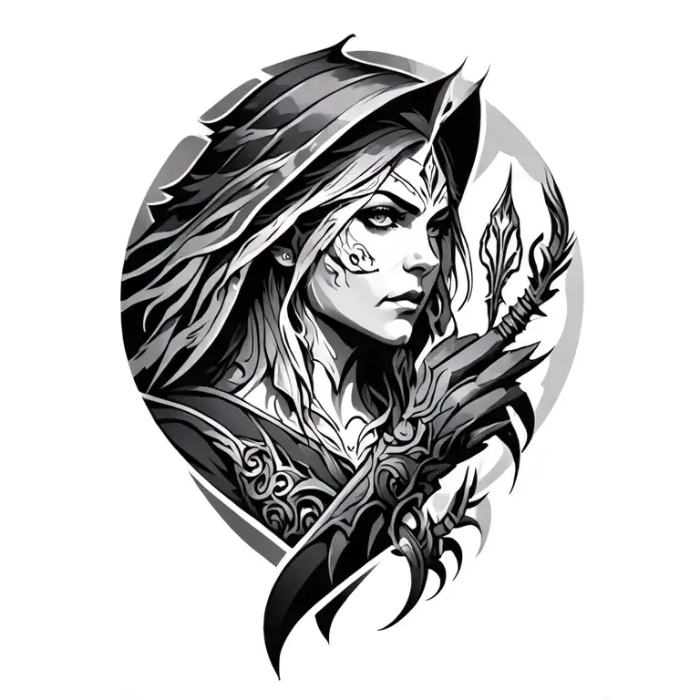 Sylvanas Wildrunner Detailed