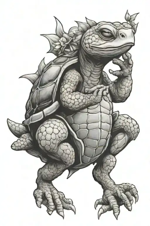 Kungfu Turtle Meditating