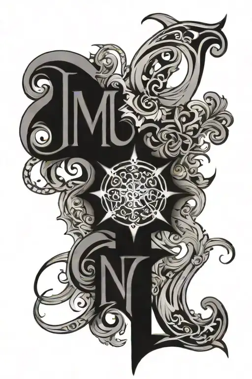 Lettering Tattoo Design
