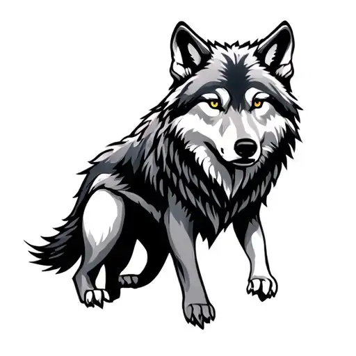 Wolf Outline