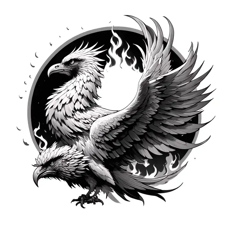 Phoenix Rising From The Ashes