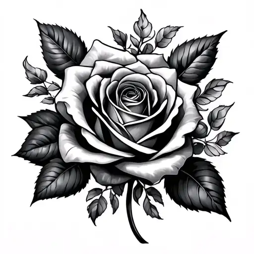 Names Intertwined Within Rose