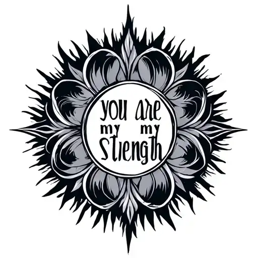 You Are My Strength Symbol