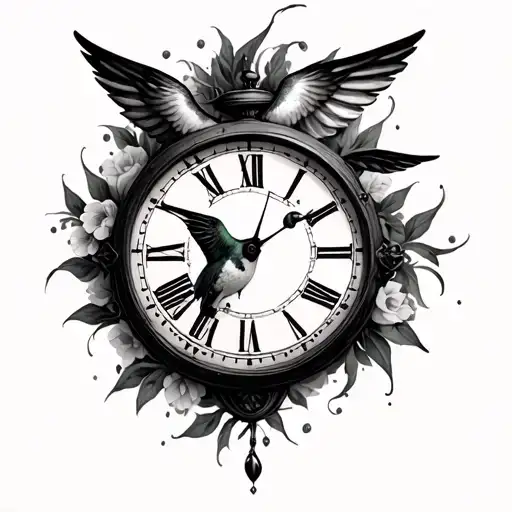 Hummingbird Clocks Time Death