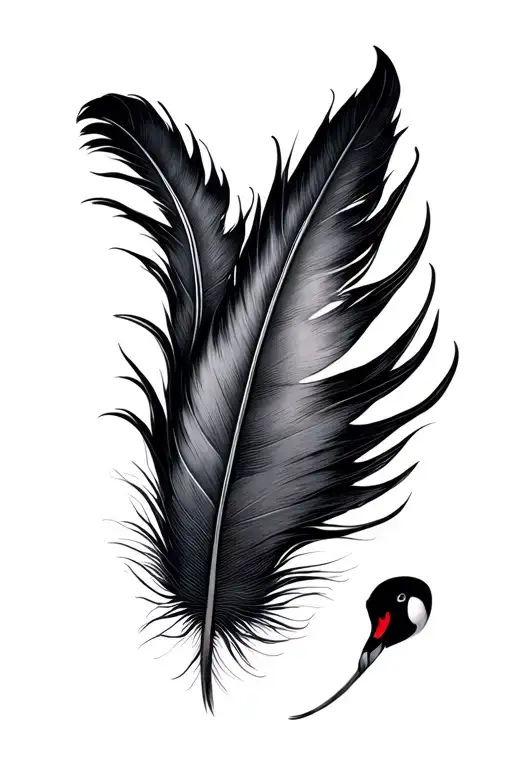 Black Swan Feather