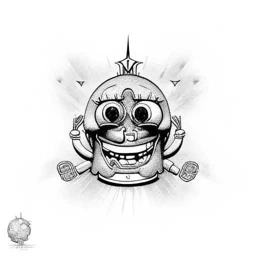 Sponge Bob And Partic Star Gothic