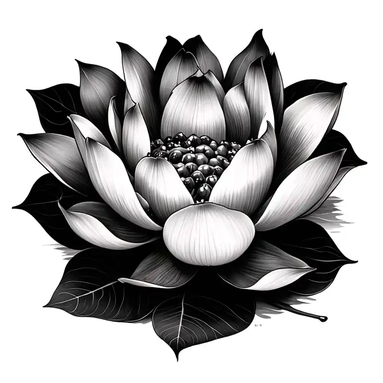 Lotus And Pomegranate Fruit