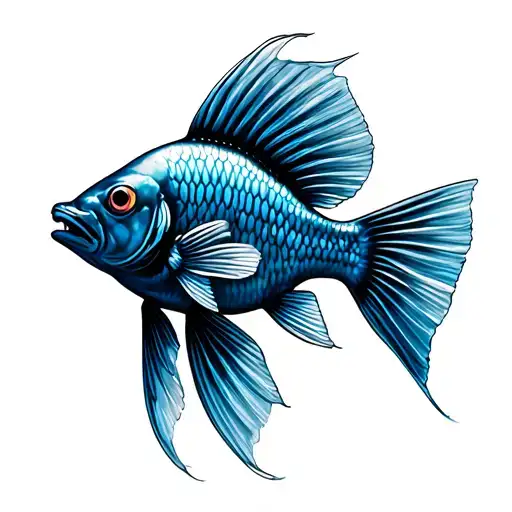 Blue Acara Fish