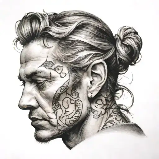 A Realistic Portrait Of A Loved One With Delicate Shading