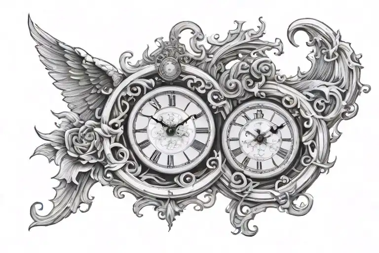 Clock Water Heaven Vs Hell