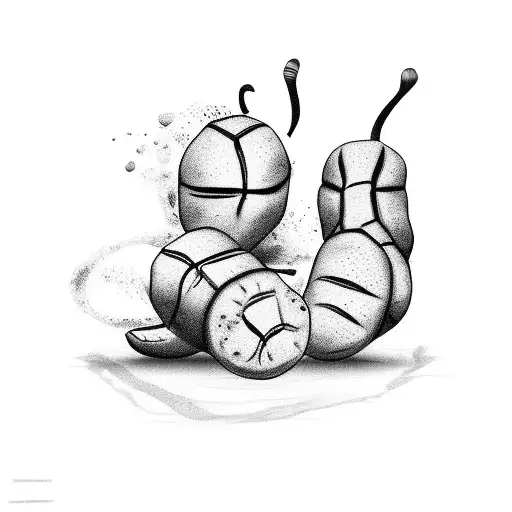 A Family Of Coffee Beans Wearing Hockey Jerseys