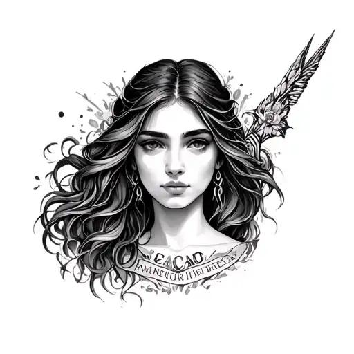 Empath Mother Daughter Tattoo Cancer Sign Sagittarius Sign