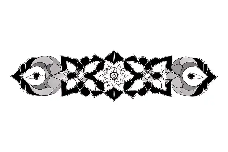 Sanskrit Mantra Using Geometric Shapes