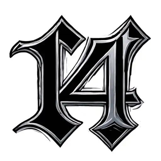 Roman Numeral 14 Tamil Letters