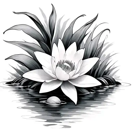 Daffodil And Water Lily