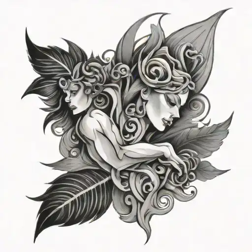 Abstract Representation Of Intense Passion And Desire