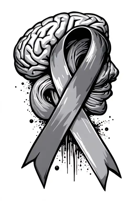 Brain Cancer Ribbon