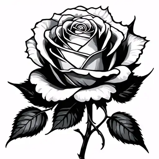 Rose With Tiera Through It