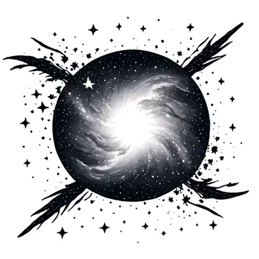 Galaxy Filled With Stars