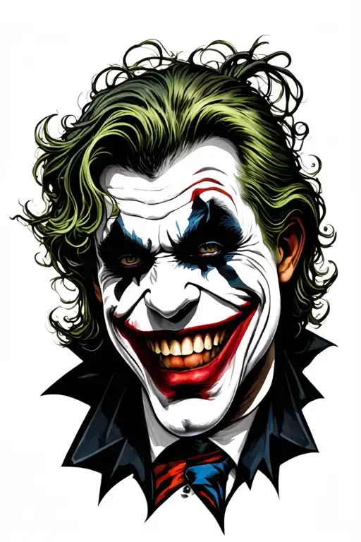 Joker Heavy Smile Realistic
