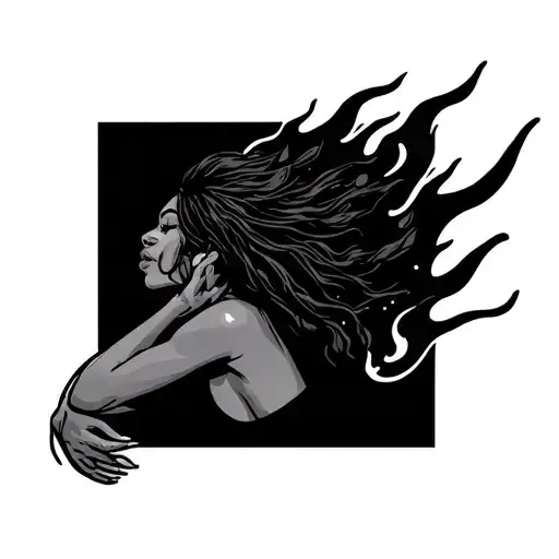 Free Spirited And Sexualuzed Thick Black Chick On Fire