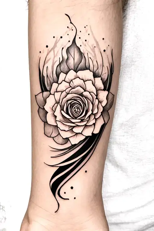 Vegvizir Line On The Forearm