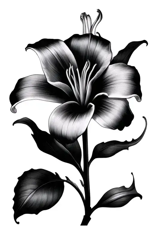 Steganography Of The Word Cumslut In A Tigerlilly Flower