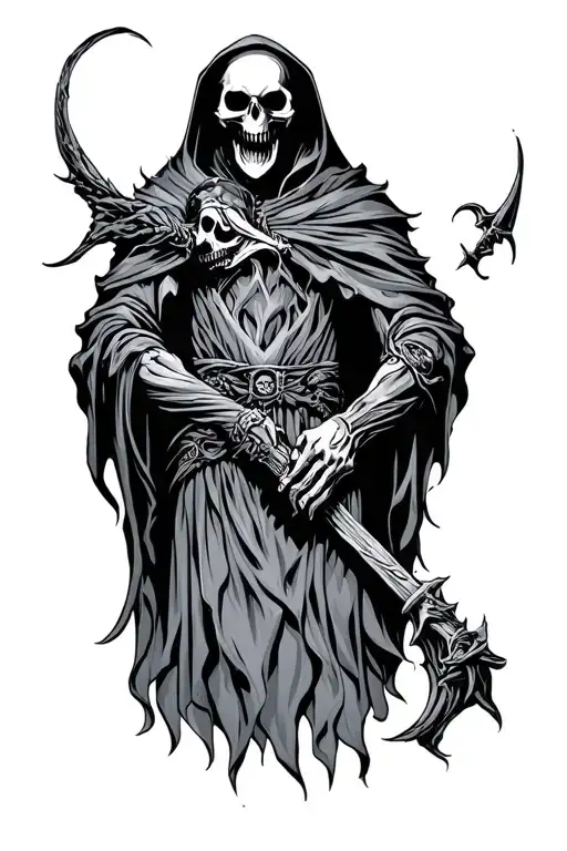 Reaper Of Death In A Style