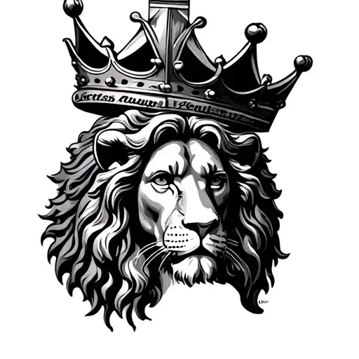 Jesus Lion Crown Cross