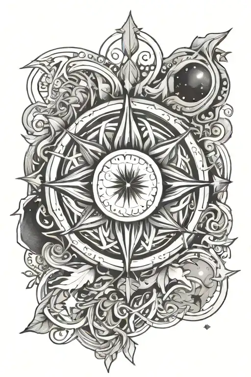 Universe Coming Together Symbolizing Growth Love Symbol