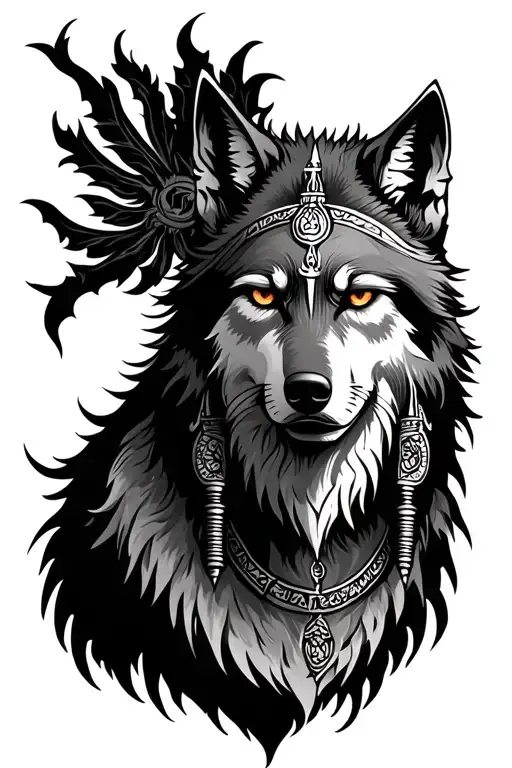 Wolf Protected By Lord Shiva