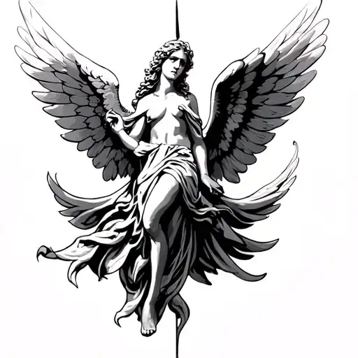 God Ans Angel Flying