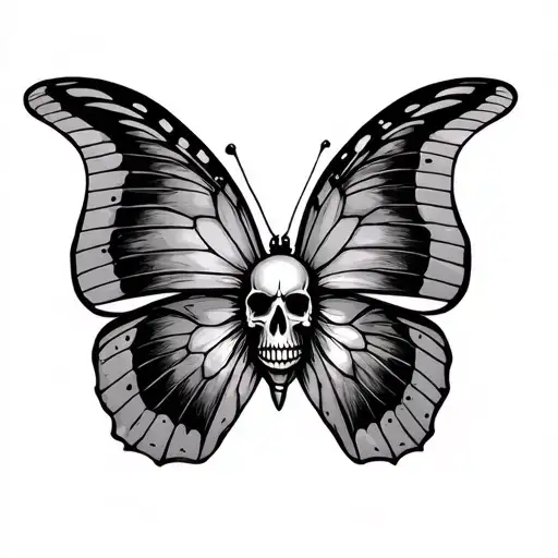 Butterfly Skull