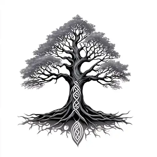 Tree Of Life Mystic Oak Tree Celtic