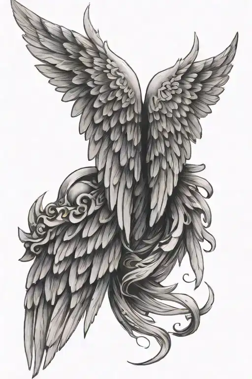 Angel Wings On Shoulders