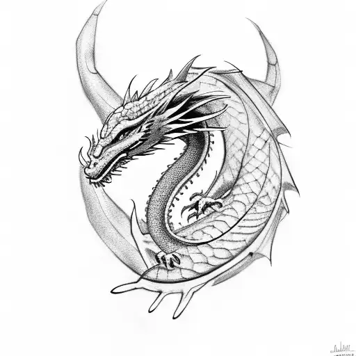 A Little Dragon On A Shoulder