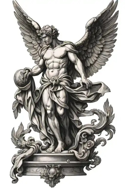 Winged Victory Of Samotripsy With Male Body Without Head Or Arms
