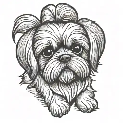 Shih Tzu Cartoon
