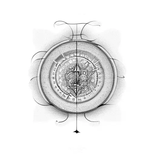 A Numerology Chart Intertwined With Cartoon Luck Symbols