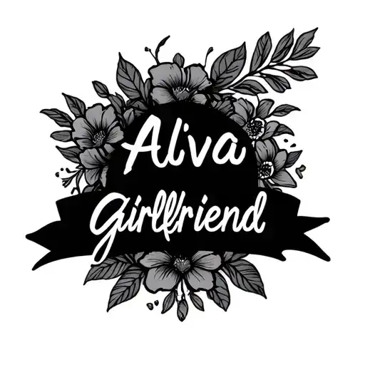 Alivya Girlfriend Name Story Book Font