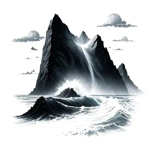 Ocean And Mountain