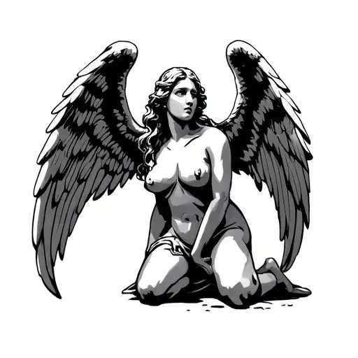 Angel Kneeling