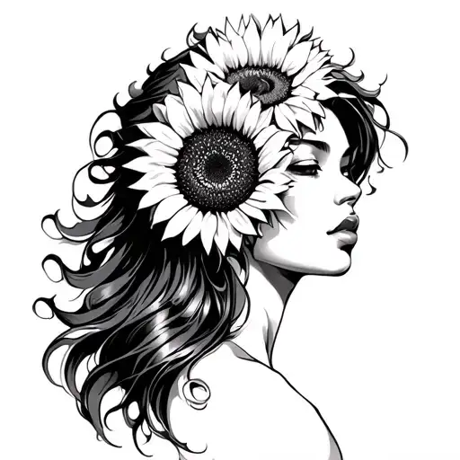 Sunflower Warrior Woman