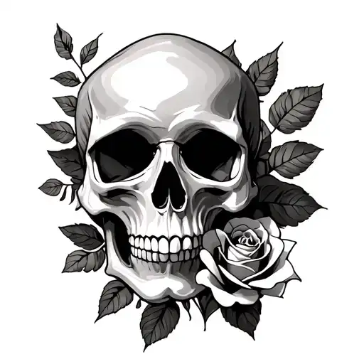 Skull And Roses