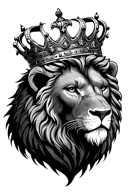 Lion With Crown