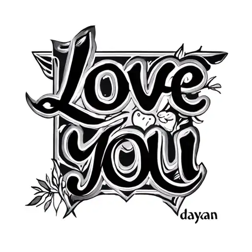 Dayan I Love You Make A
