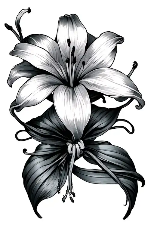 Spider Lily Shibari Tied Together