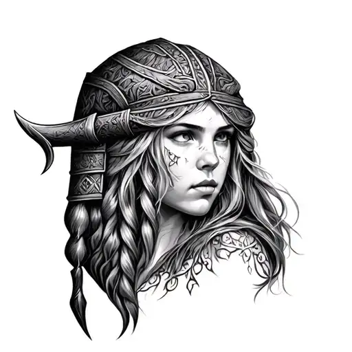 Viking Tattoo On My Daughter