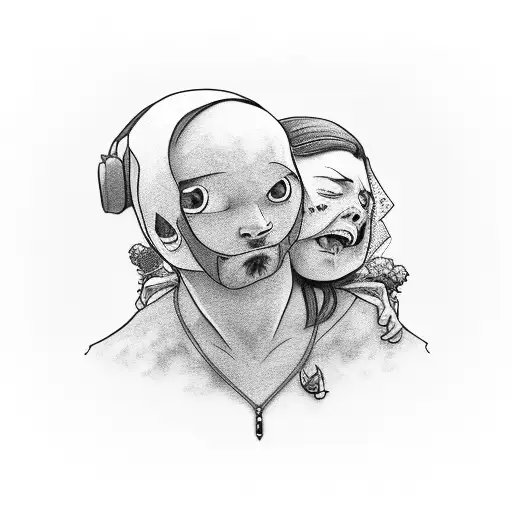 Son On Mother's Shoulder