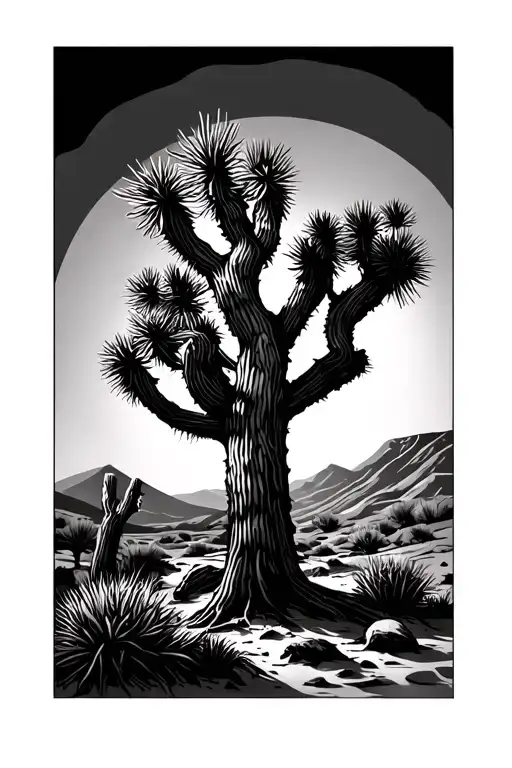 Joshua Tree Silhouette